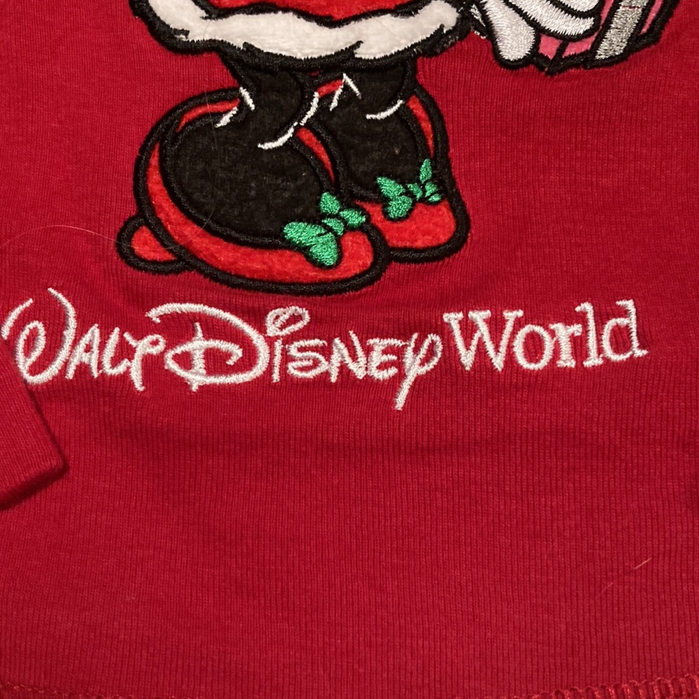 Walt Disney Minnie Mouse Christmas Top - Picture 3 of 5